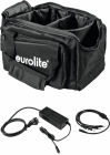 Eurolite Set SB-14 Soft-Bag + Ladegerät 4x Akku Flat Light 1