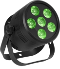 4er Bundle Eurolite Led Silent PAR 6 QCL + Case