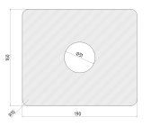 Frässchablone für AH SM720 (Cut-Out)